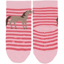 Sterntaler ABS Peutersokken Double Pack Paard/ Aardbei Roze -Sterntaler sterntaler abs peutersokken double pack paard aardbei roze a409141 4