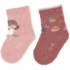 Sterntaler ABS Peutersokken Twin Pack Meisjes/Snail Zacht Roze -Sterntaler sterntaler abs peutersokken twin pack meisjes snail zacht roze a409149