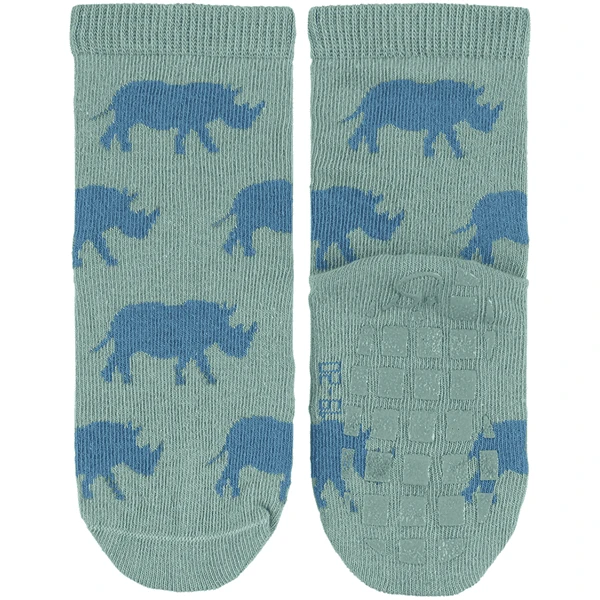 Sterntaler ABS Sokken Double Pack Rhino/Whale Groen 5 Sterntaler ABS Sokken Double Pack Rhino/Whale Groen - Afbeelding 3
