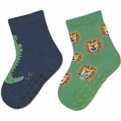 Sterntaler ABS Sokken Dubbelpak Krokodil/leeuw Marine 10 Sterntaler ABS Sokken Dubbelpak Krokodil/leeuw Marine -Sterntaler sterntaler abs sokken dubbelpak krokodil leeuw marine a404199 3