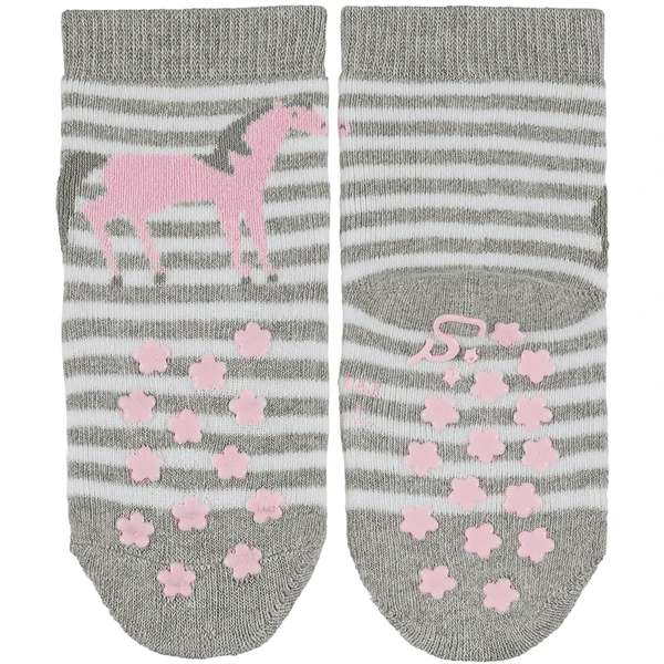 Sterntaler ABS Sokken Dubbelpak Paard/aardbei Lichtgrijs 7 Sterntaler ABS Sokken Dubbelpak Paard/aardbei Lichtgrijs - Afbeelding 5