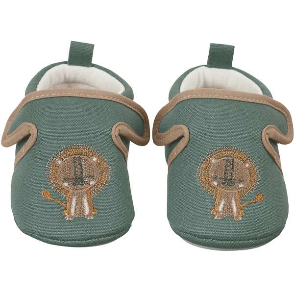 Sterntaler Baby Kruipschoentje Leeuw Donkergroen 4 Sterntaler Baby Kruipschoentje Leeuw Donkergroen - Afbeelding 2