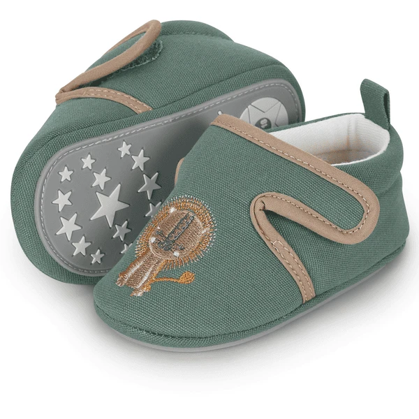 Sterntaler Baby Kruipschoentje Leeuw Donkergroen 3 Sterntaler Baby Kruipschoentje Leeuw Donkergroen