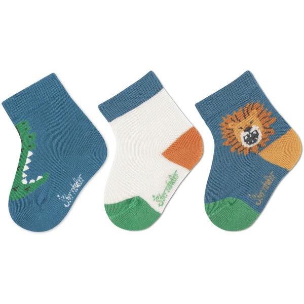 Sterntaler Baby Sokken 3-Pack Krokodil Medium Blauw 7 Sterntaler Baby Sokken 3-Pack Krokodil Medium Blauw - Afbeelding 5
