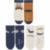 Sterntaler Babysokjes 3-pack Jeep/Krokodil Marine -Sterntaler sterntaler babysokjes 3 pack jeep krokodil marine a334789