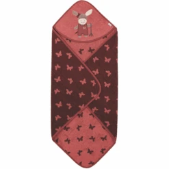 Sterntaler -Sterntaler sterntaler badcape emmily lichtrood 80 x 80 cm a327059 1