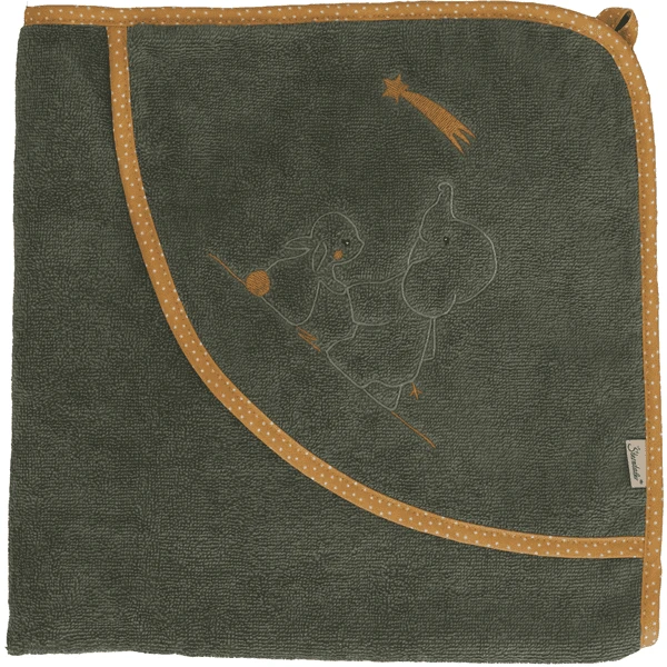 Sterntaler Badhanddoek 100 X 100 Cm Eddy Donkergroen 7 Sterntaler Badhanddoek 100 X 100 Cm Eddy Donkergroen - Afbeelding 5