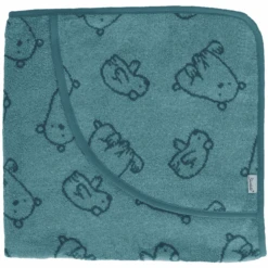 Sterntaler Badhanddoek 100 X 100 Cm Elia Donker Turquoise