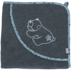 Sterntaler Badhanddoek 100 X 100 Cm Elia Ijzergrijs