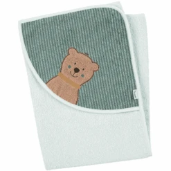 Sterntaler Badhanddoek Met Kap Ben Lichtgroen 80 X 80 Cm -Sterntaler sterntaler badhanddoek met kap ben lichtgroen 80 x 80 cm a301077 4