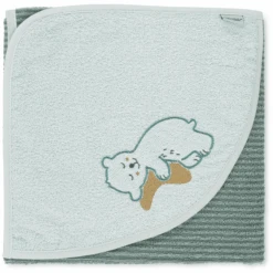 Sterntaler Badhanddoek Met Kap Ben Medium Groen 80 X 80 Cm -Sterntaler sterntaler badhanddoek met kap ben medium groen 80 x 80 cm a301075 3