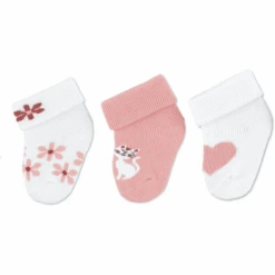 Sterntaler First Baby Socks 3-Pack Flowers White -Sterntaler sterntaler first baby socks 3 pack flowers white a409341 4