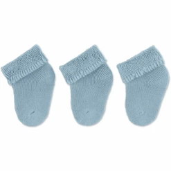 Sterntaler First Baby Socks 3-Pack Light Blue