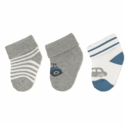 Sterntaler First Baby Socks 3-Pack Light Grey