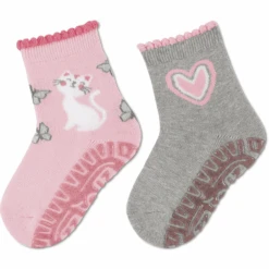 Sterntaler Glitter Flitzer AIR Twin Pack Kat/Hart Roze -Sterntaler sterntaler glitter flitzer air twin pack kat hart roze a409167 3