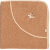 Sterntaler GOTS Badhanddoek Met Kap Otti Uni Bruin 80 X 80 Cm