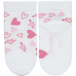 Sterntaler Korte Sokken 3-pack Hartjes Roze -Sterntaler sterntaler korte sokken 3 pack hartjes roze a409393 1