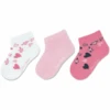 Sterntaler Korte Sokken 3-pack Hartjes Roze -Sterntaler sterntaler korte sokken 3 pack hartjes roze a409393