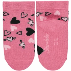 Sterntaler Korte Sokken 3-pack Hartjes Roze -Sterntaler sterntaler korte sokken 3 pack hartjes roze a409393 3