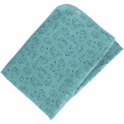 Sterntaler Mousseline Knuffeldeken Elia Donker Turquoise 120 X 120 Cm