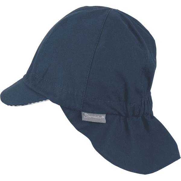 Sterntaler Omkeerbare Peaked Cap Vichy/Uni Marine 6 Sterntaler Omkeerbare Peaked Cap Vichy/Uni Marine - Afbeelding 4