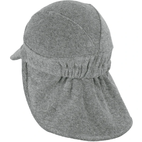 Sterntaler Peaked Cap Met Nekbeschermer Badstof Rookgrijs 5 Sterntaler Peaked Cap Met Nekbeschermer Badstof Rookgrijs - Afbeelding 3