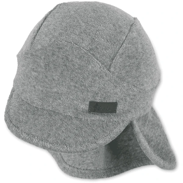 Sterntaler Peaked Cap Met Nekbeschermer Badstof Rookgrijs 7 Sterntaler Peaked Cap Met Nekbeschermer Badstof Rookgrijs - Afbeelding 5