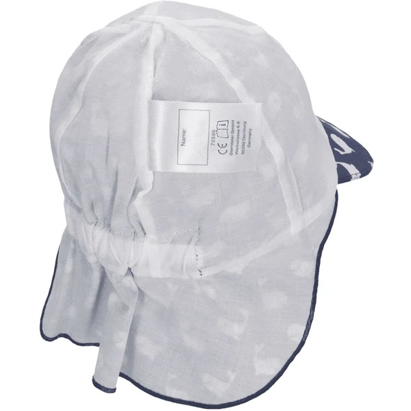 Sterntaler Peaked Cap Met Nekbeschermer Walvissen Blauw 7 Sterntaler Peaked Cap Met Nekbeschermer Walvissen Blauw - Afbeelding 5