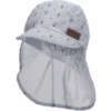 Sterntaler Peaked Cap Met Nekbescherming Anker Rookgrijs