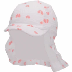 Sterntaler Peaked Cap Neck Guard Harten Ecru