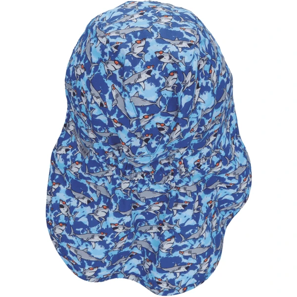 Sterntaler Piekmuts Met Nekbescherming Haaien Blauw 6 Sterntaler Piekmuts Met Nekbescherming Haaien Blauw - Afbeelding 4