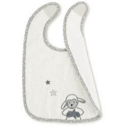 Sterntaler Plastic Klittenband Slabbetje Stanley Ecru