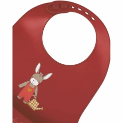 Sterntaler Siliconen Slabbetje Emmily Donkerrood -Sterntaler sterntaler siliconen slabbetje emmily donkerrood a326979 1