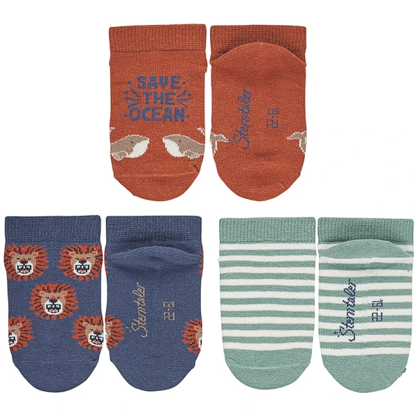 Sterntaler Sneaker Sokken 7-pack Roest 4 Sterntaler Sneaker Sokken 7-pack Roest - Afbeelding 2