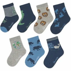 Sterntaler Sokken Doos Van 7 Jongens Marine -Sterntaler sterntaler sokken doos van 7 jongens marine a409418 1
