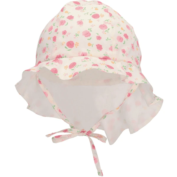 Sterntaler Zonnehoed Bloemen Ecru 6 Sterntaler Zonnehoed Bloemen Ecru - Afbeelding 4