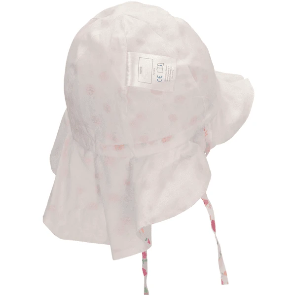 Sterntaler Zonnehoed Bloemen Ecru 7 Sterntaler Zonnehoed Bloemen Ecru - Afbeelding 5