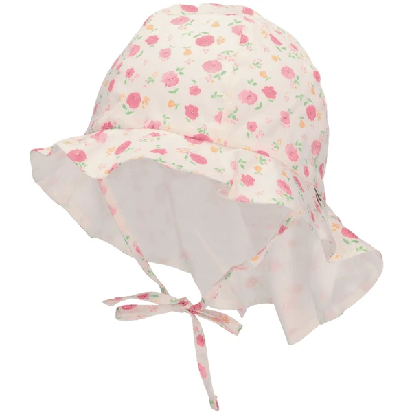 Sterntaler Zonnehoed Bloemen Ecru 3 Sterntaler Zonnehoed Bloemen Ecru