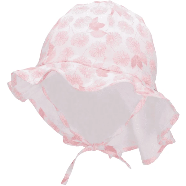 Sterntaler Zonnehoed Bloemen Ecru 7 Sterntaler Zonnehoed Bloemen Ecru - Afbeelding 5