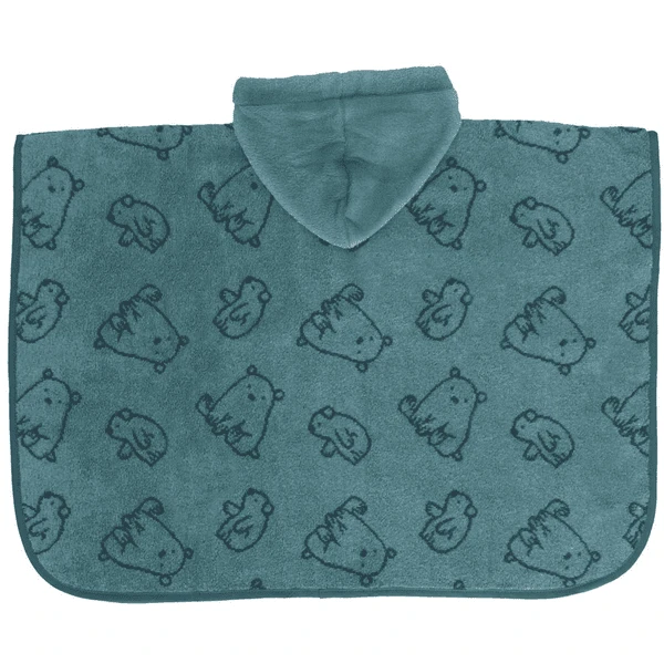 Sterntaler Zwemponcho Elia Donker Turquoise 6 Sterntaler Zwemponcho Elia Donker Turquoise - Afbeelding 4